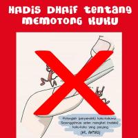 Hadis Dhaif Tentang Memotong Kuku