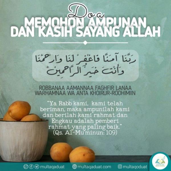 Doa Mohon Ampunan Dan Rahmat Allah