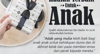 ADAB MULIA HADIAH TERBAIK UNTUK ANAK
