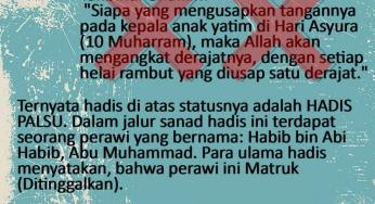 LEBARAN ANAK YATIM: TIDAK ADA DALILNYA