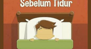 SUNNAH MENGIBAS TEMPAT TIDUR KETIKA HENDAK TIDUR