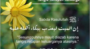 MAYIT DISIKSA KARENA TANGISAN KELUARGANYA