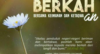 MERAIH KEBERKAHAN HIDUP DENGAN TAWAKAL