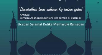 UCAPAN SELAMAT KETIKA MEMASUKI RAMADAN