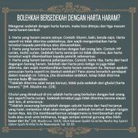 BOLEHKAH BERSEDEKAH DENGAN HARTA HARAM? - Nasihat Sahabat