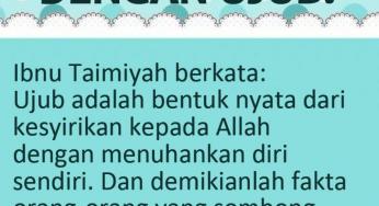 ADA APA DENGAN UJUB?