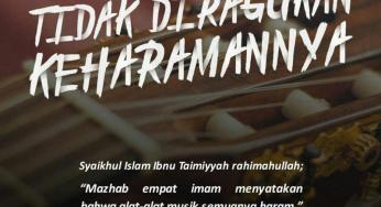 MUSIK TIDAK DIRAGUKAN LAGI KEHARAMANNYA