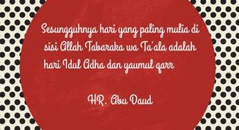 HARI-HARI YANG PALING AGUNG DI SISI ALLAH