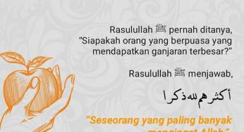 JAGALAH KUALITAS PUASA KITA