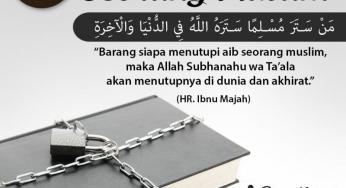 MENUTUP AIB SEORANG MUSLIM