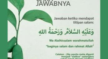 SUNNAH TITIP SALAM DAN CARA MENJAWABNYA