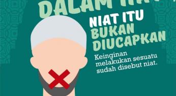 HUKUM MELAFALKAN NIAT (USHOLLI, NAWAITU …)