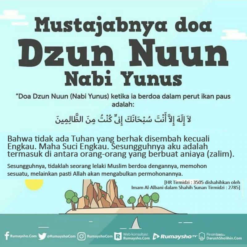 Di dalam terdapat qs saat as perut ayat yunus pada nabi ikan al-anbiya doa dalam Doa Nabi