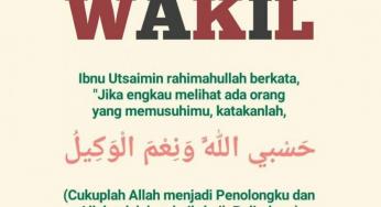 UCAPKAN ZIKIR BILA ENGKAU MELIHAT ADA ORANG YANG MEMUSUHIMU