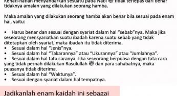 KEHATI-HATIAN MENYANDARKAN SESUATU PADA NABI