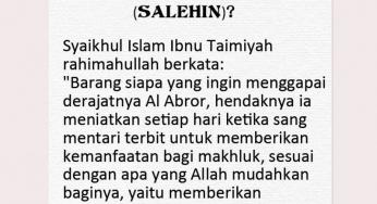 MARI KITA GAPAI DERAJAT AL ABROR
