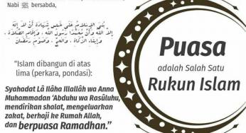 PUASA ADALAH SALAH SATU RUKUN ISLAM