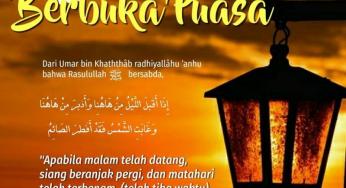 WAKTU BERBUKA PUASA