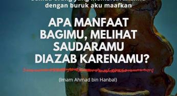 SEMUA ORANG YANG MEMBICARAKANKU DENGAN BURUK AKU MAAFKAN