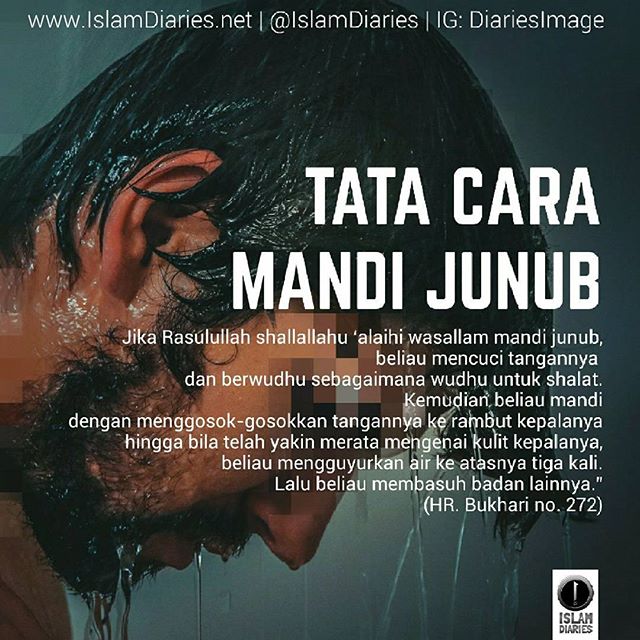 HUKUM DAN TATA CARA MANDI JUNUB Nasihat Sahabat