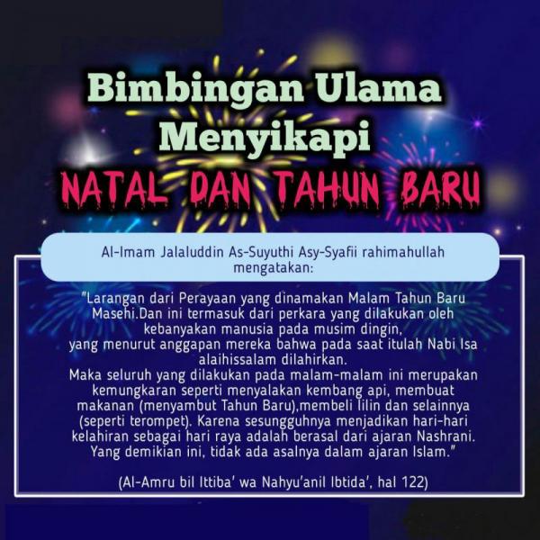 HUKUM MERAYAKAN TAHUN BARU - Nasihat Sahabat