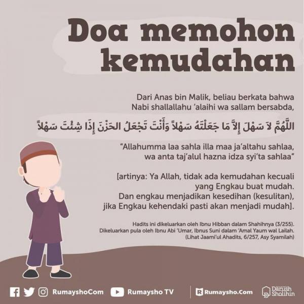 DOA MEMOHON KEMUDAHAN - Nasihat Sahabat