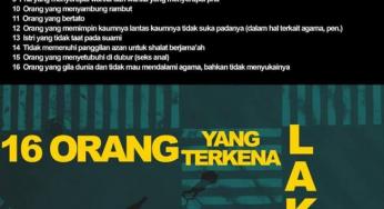 16 ORANG YANG TERKENA LAKNAT