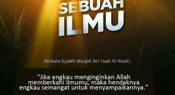 BERKAH SEBUAH ILMU