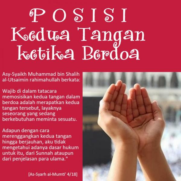 Dua Cara Mengangkat Tangan Ketika Berdoa Nasihat Sahabat