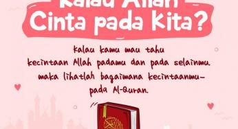 MAU TAHU KALAU ALLAH CINTA PADA KITA?