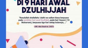 KEUTAMAAN BERPUASA PADA 9 HARI AWAL DZULHIJJAH