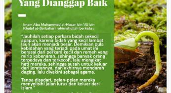 BERAWAL DARI HAL REMEH YANG DIANGGAP BAIK