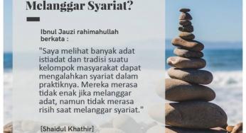 RISIH MELANGGAR ADAT ATAU RISIH MELANGGAR SYARIAT?