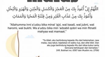 DOA MEMOHON PERLINDUNGAN DARI SIFAT MALAS