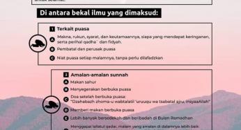 EMPAT BEKAL MENYAMBUT RAMADAN