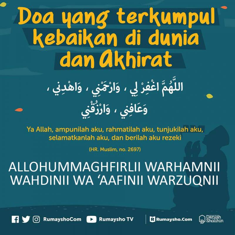 Doa-doa Indah: 8 Doa Untuk Kebaikan Hidup Di Dunia Dan Akhirat