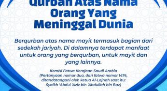 KURBAN ATAS NAMA ORANG YANG MENINGGAL DUNIA