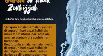 BERLIPATGANDANYA PAHALA PADA WAKTU ZULHIJAH