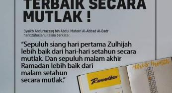 SEPULUH HARI TERBAIK SECARA MUTLAK