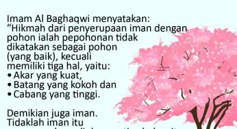 HIKMAH PENYERUPAAN IMAN DENGAN POHON