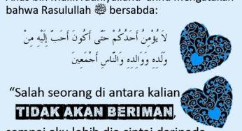 ENGKAU HARUS MENCINTAI NABIMU