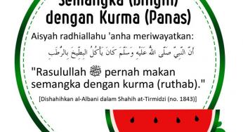 KOMBINASI SEMANGKA (DINGIN) DENGAN KURMA (PANAS)