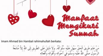 MANFAAT MENGIKUTI SUNNAH