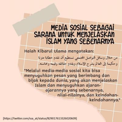 MEDIA SOSIAL SEBAGAI SARANA UNTUK MENJELASKAN ISLAM