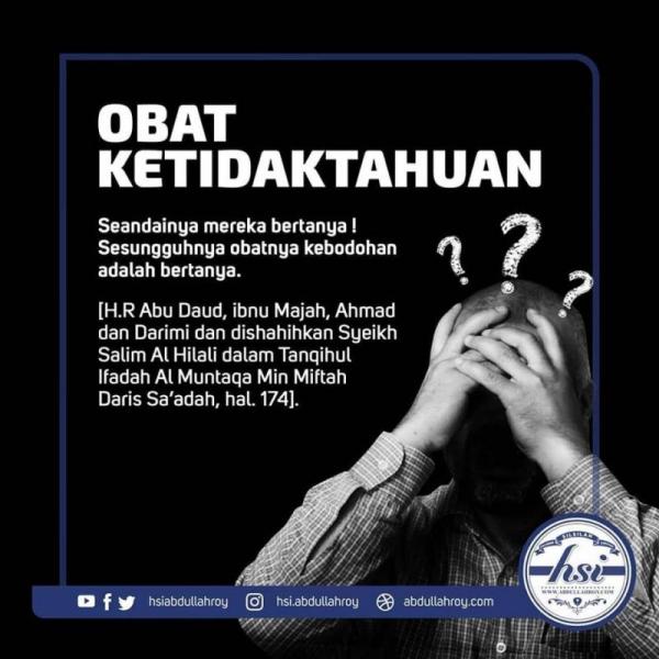 Malu Bertanya Sesat Di Jalan Archives - Nasihat Sahabat