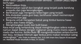 RASULULLAH SHALLALLAHU ‘ALAIHI WA SALLAM MAKAN KURMA KERING DENGAN KEJU