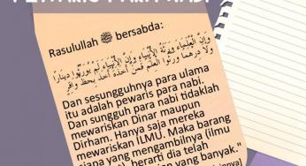 ULAMA ADALAH PEWARIS PARA NABI