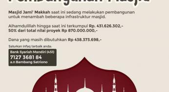 BANTU DUKUNG PEMBANGUNAN MASJID JAMI’ MAKKAH (SURABAYA)