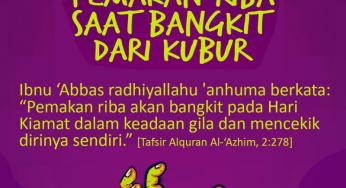 DERITA PEMAKAN RIBA KETIKA BANGKIT DARI KUBUR