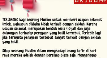 BOLEHKAH MENGUCAPKAN SELAMAT TAHUN BARU IMLEK WALAU TIDAK TERKAIT AKIDAH?